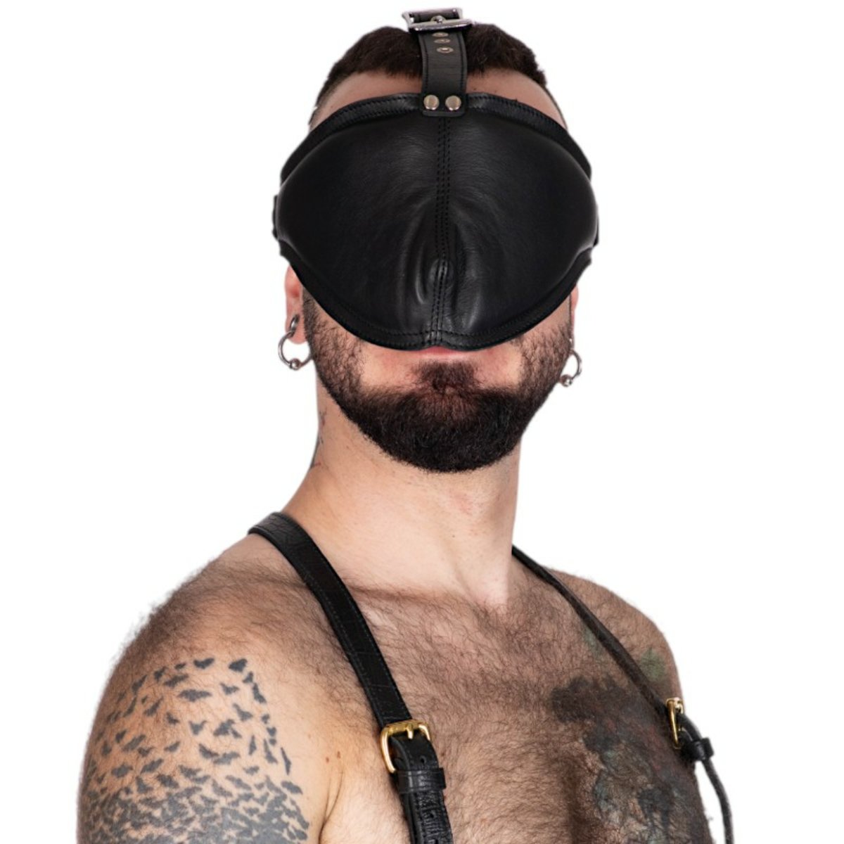 Nose Covered Padded Blindfold