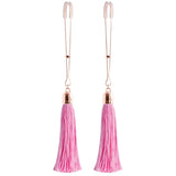 Bound Tassle Nipple Clamps Pink