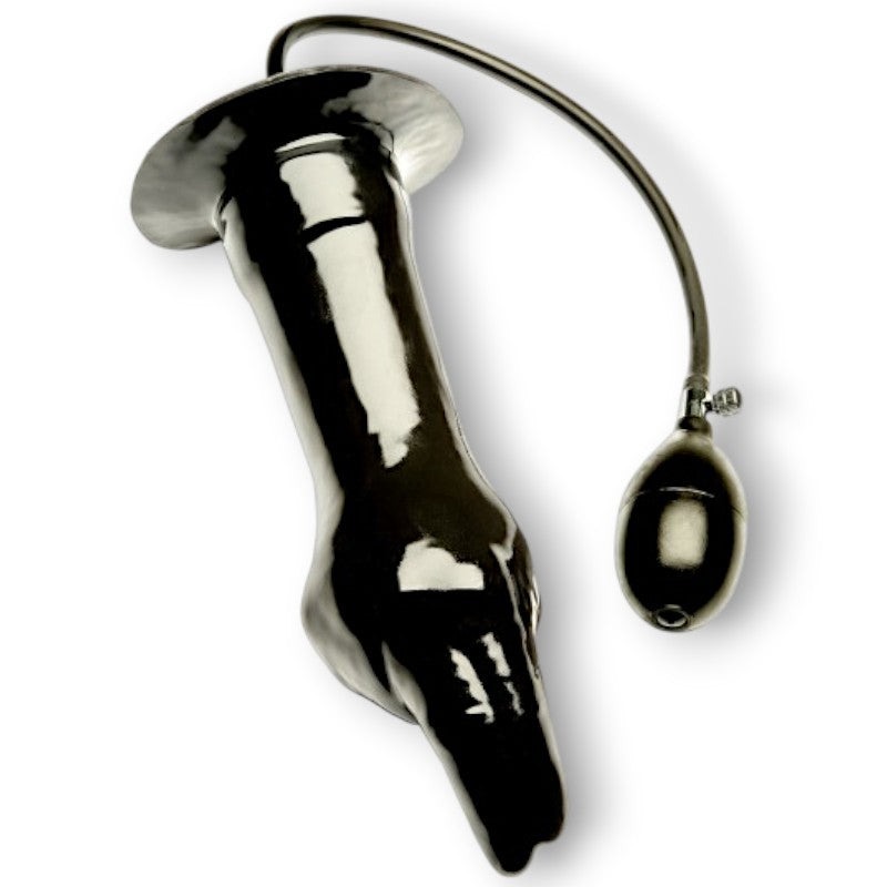 Butt Plug-Inflatable Black Fist