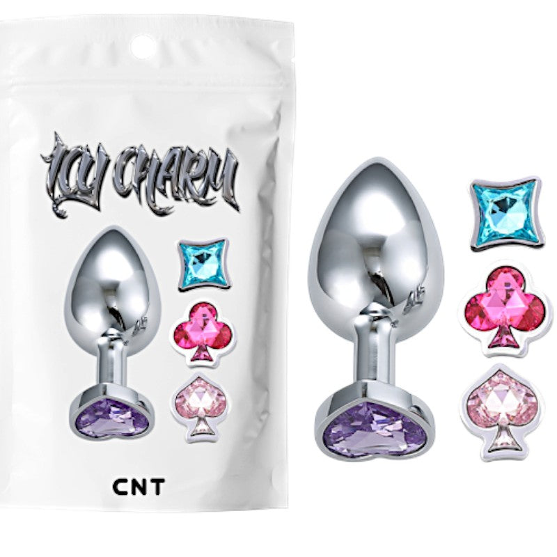 Poker Game Butt Plug Gem Set Mixed Colour