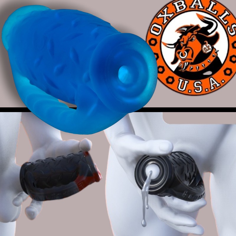 Oxballs - MASTERJACK Handle Grip Stroker Blue