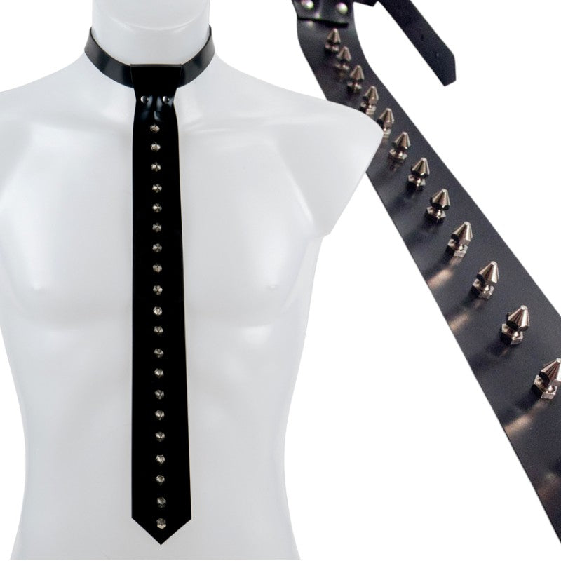 Skinny Tie With Spikes