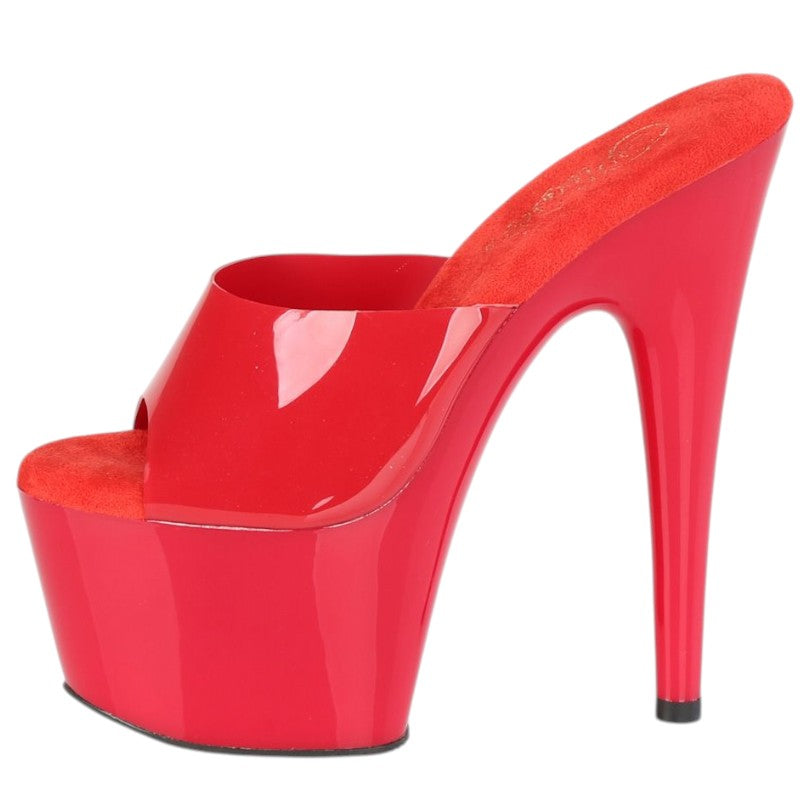 ADORE-701N Platform Mule Red Jelly