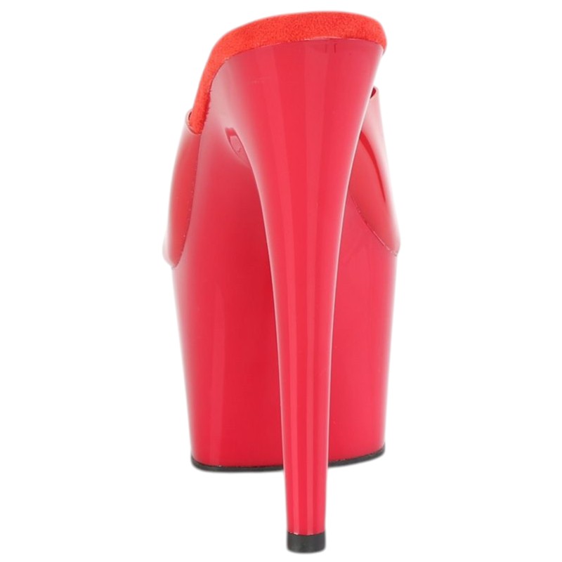 ADORE-701N Platform Mule Red Jelly