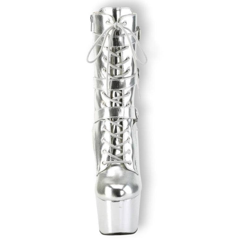 Pleaser ADORE-1043 Slv Metallic Pu/Matching