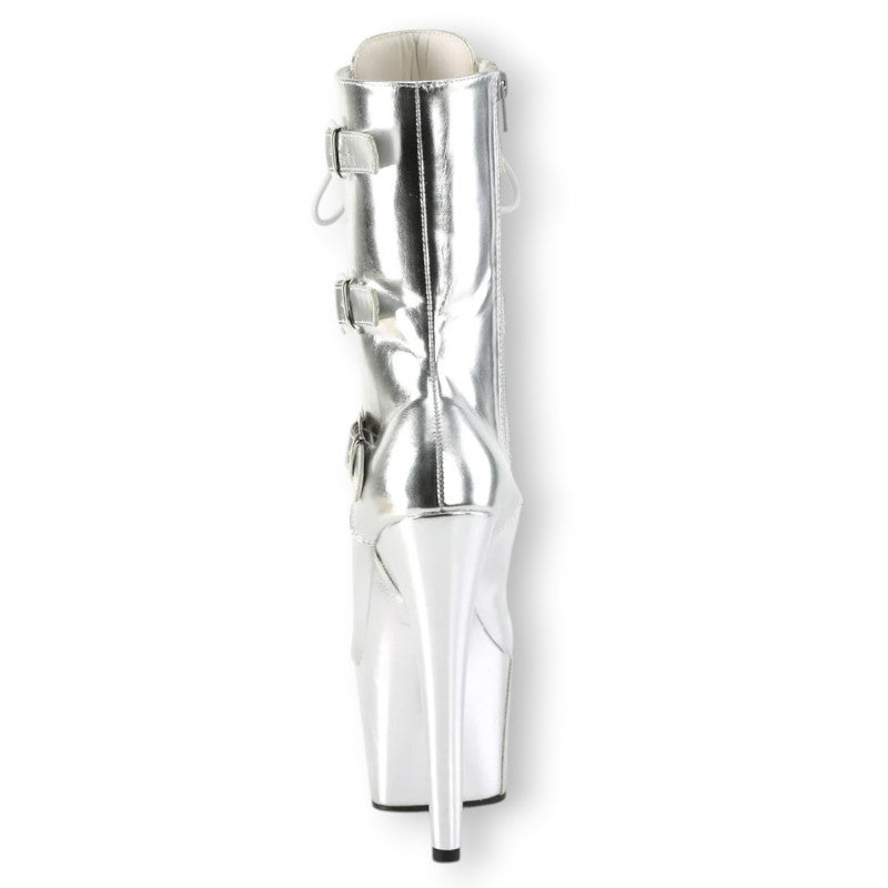 Pleaser ADORE-1043 Slv Metallic Pu/Matching