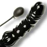 Dildo-Xxlarge Inflatable Black Solid Dildo