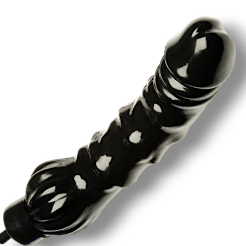Dildo-Xxlarge Inflatable Black Solid Dildo