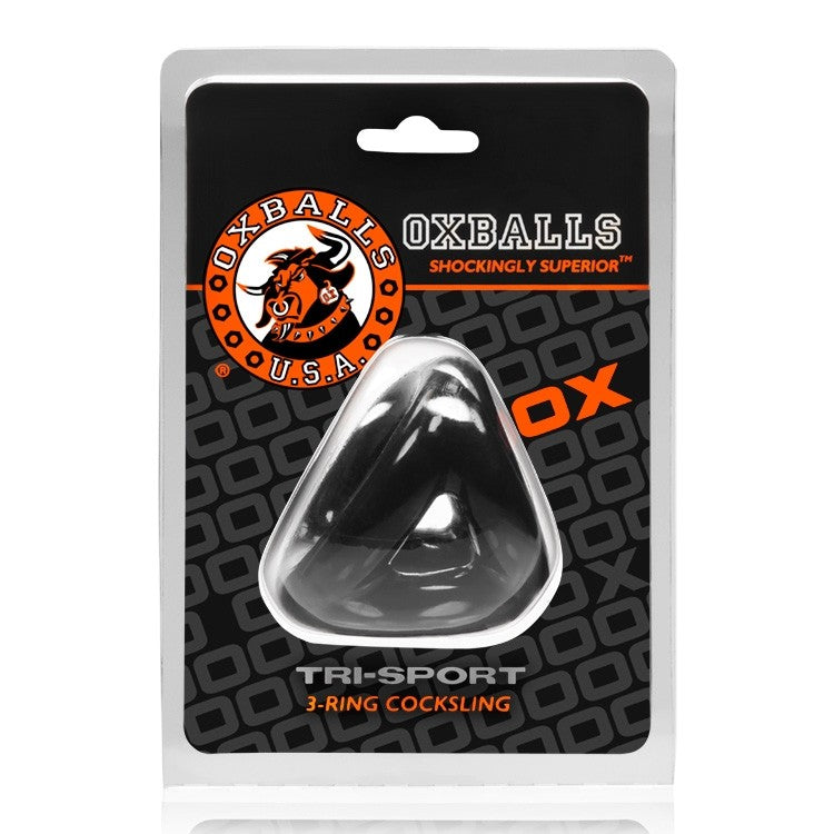 Tri-Sport Cock-Rings Black - Oxballs