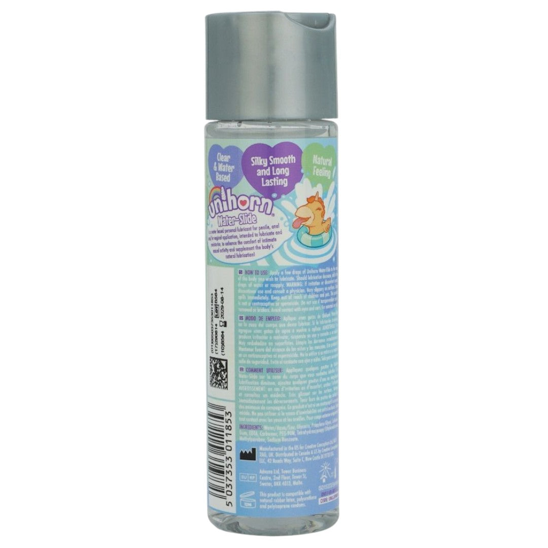 Unihorn Water-Slide Water Based Personal Lubricant 4.4 Fl Oz (130ml)