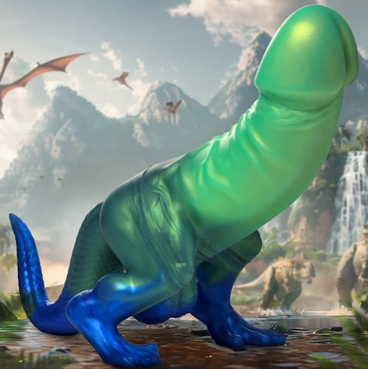 Creature Cocks Jurassic Cock Dinosaur Silicone Dildo
