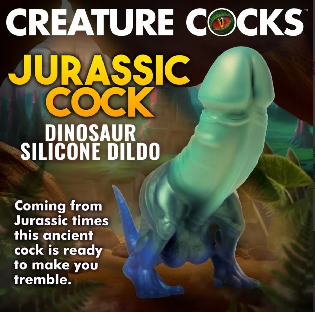 Creature Cocks Jurassic Cock Dinosaur Silicone Dildo
