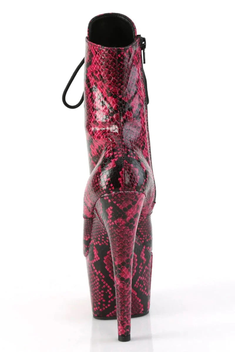 Adore-1020Spwr Hot Pink Snake Print