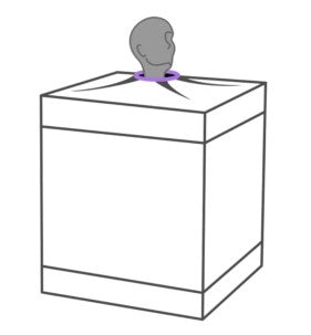 Secret Dome Bukkake Bondage Box Purple