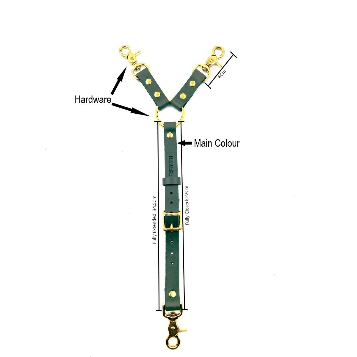 Triple Fixation Strap-20mm-Unlined Raw (M2O)