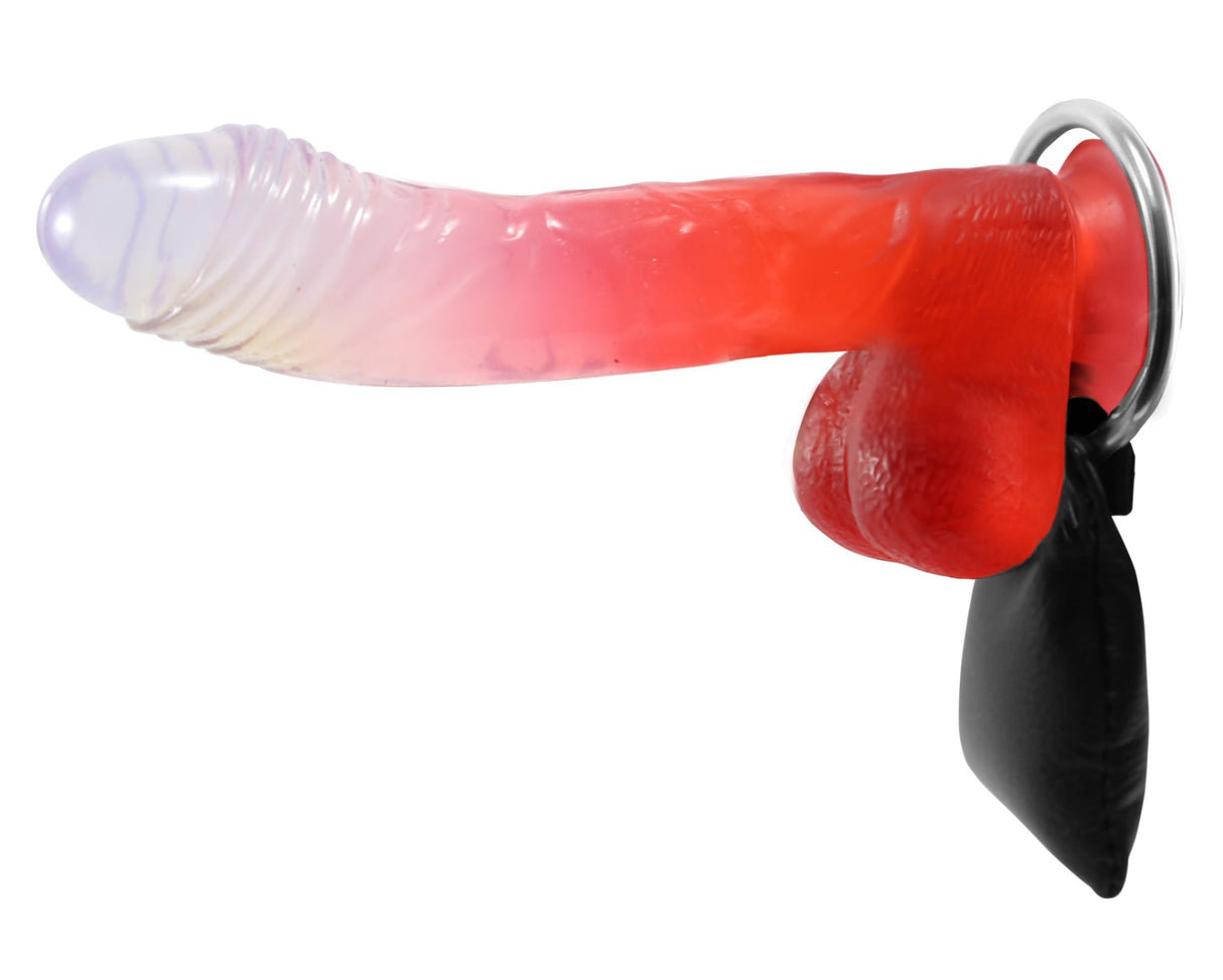 Single Cock Ring With Weight Sack
