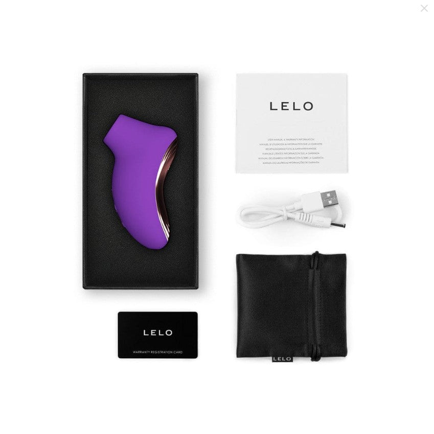Lelo Sona 2 Travel Sonic Clitoral Suction Massager Purple