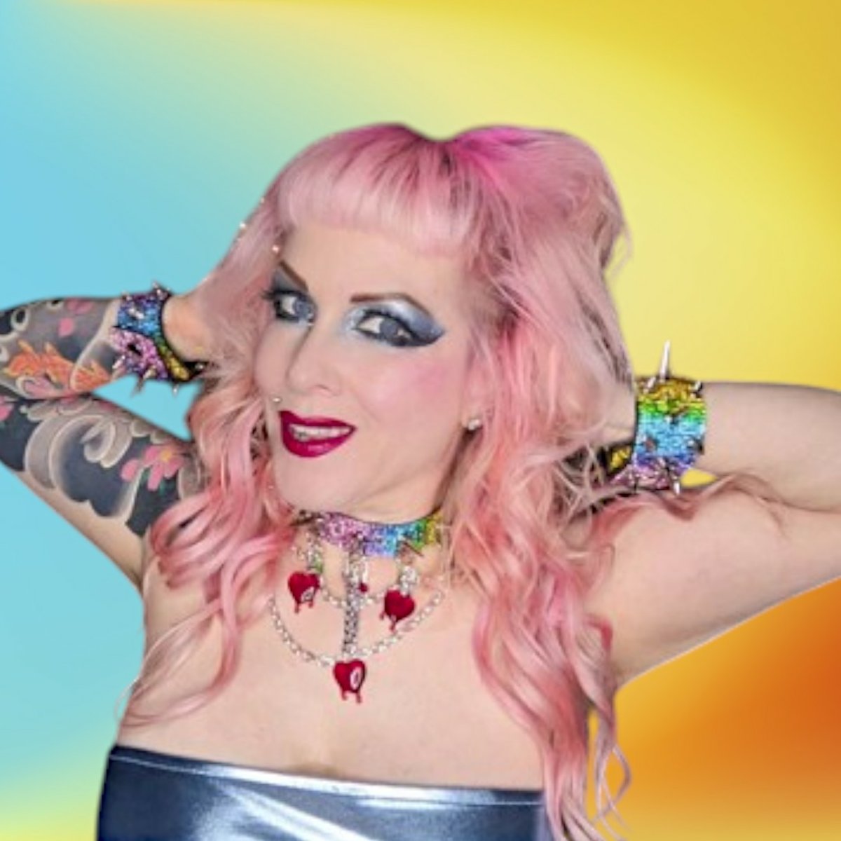 Deviant Choker With Short Chains In