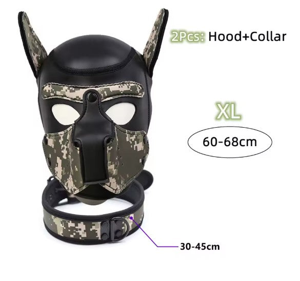 Puppy Hood & Collar Camo