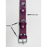 38mm Wide Strap Neck Collar With D Ring-Unlined Raw (M2O)