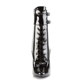 Domina-1023 Ankle Boot With Interchangeable Ankle Strap Black-Uk