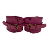 Wrist Cuff Shaped In Pink W/ Suede Lining