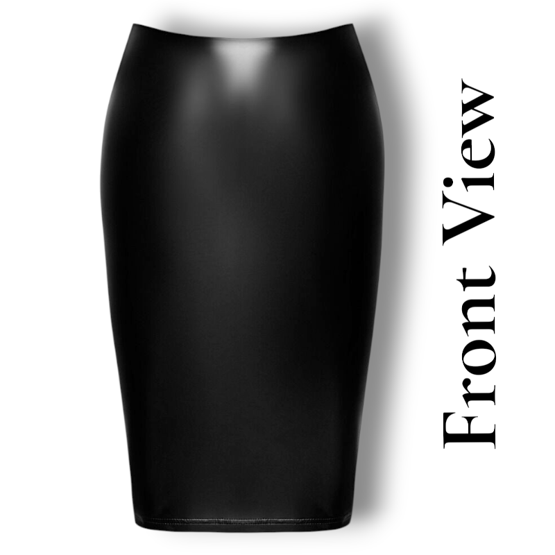 Zipper Pencil Skirt by Noir