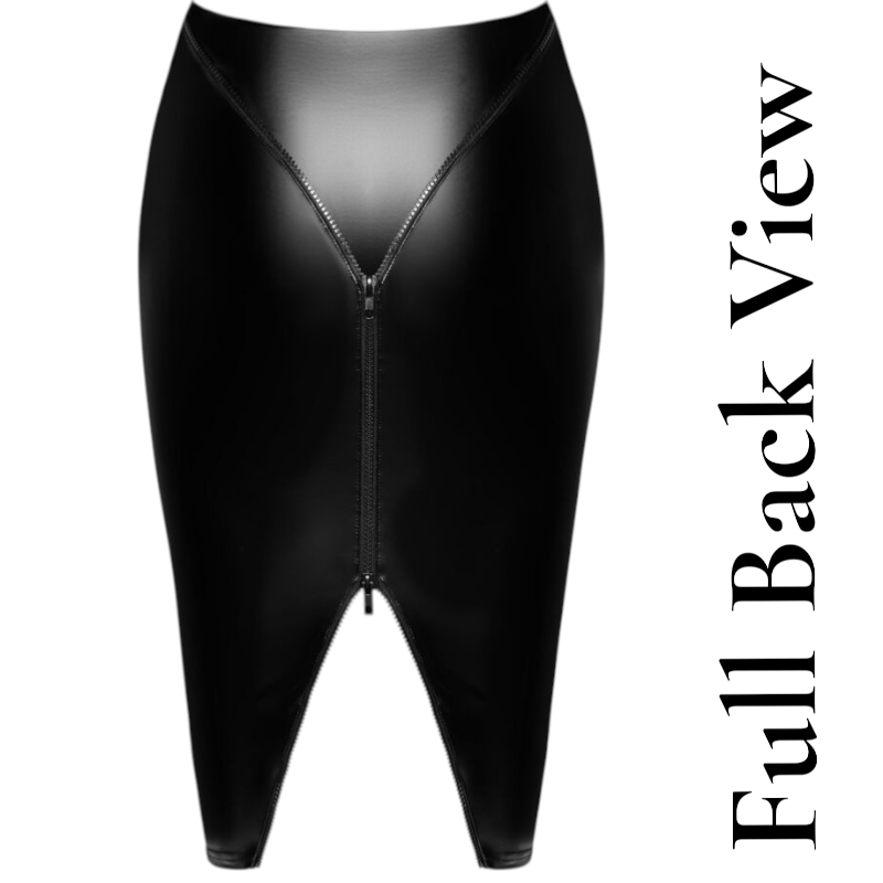 Zipper Pencil Skirt by Noir