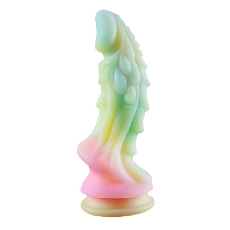 Fantasy Glow Dildo Green/Pink