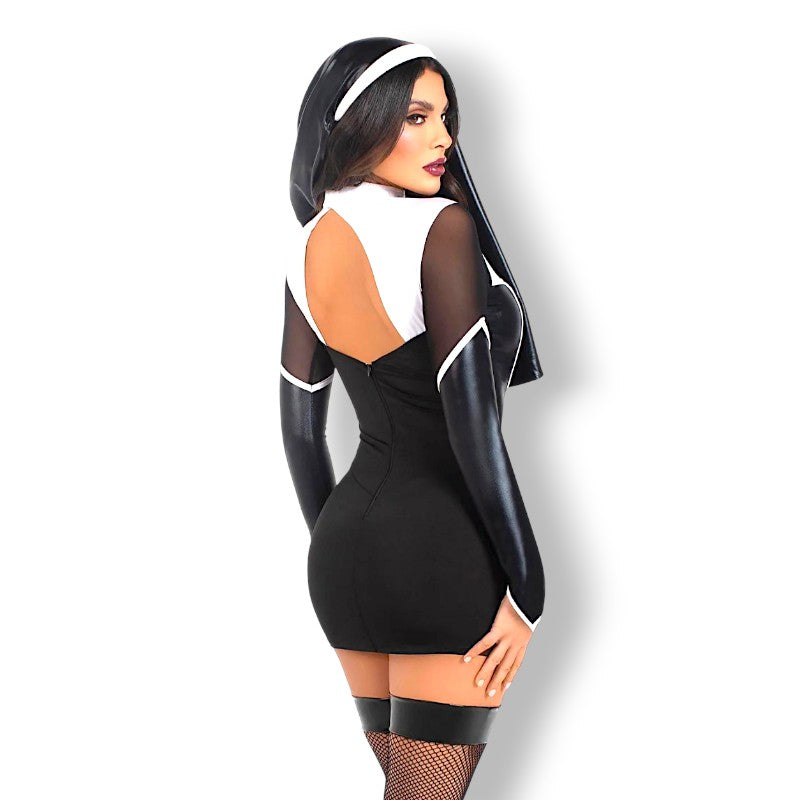 Leg Avenue Holy Hottie Nun Dress