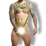 Dngeon Cross Cockring Harness