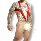 DNGEON Crossback Harness Red