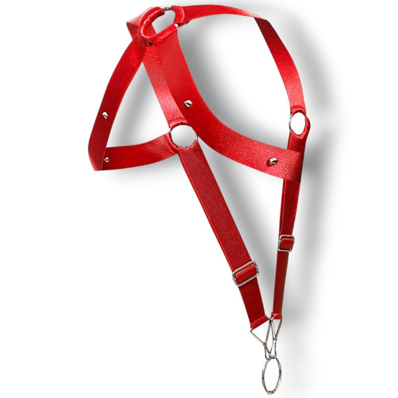 DNGEON Crossback Harness Red