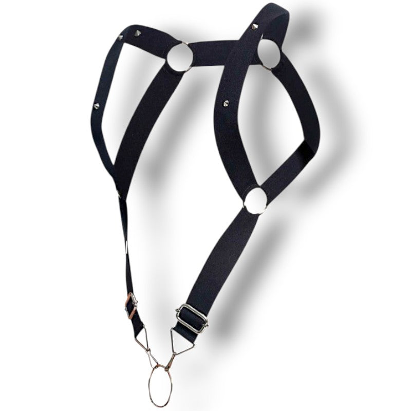 DNGEON Straight Back Harness Black