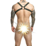 Dngeon Cross Cockring Harness