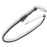 Ornate Leather Single Tail Whip