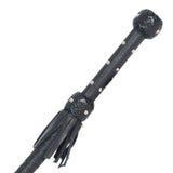Ornate Leather Single Tail Whip