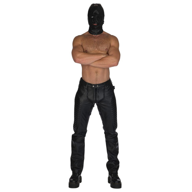 Liberation-X Leather Biker Jeans