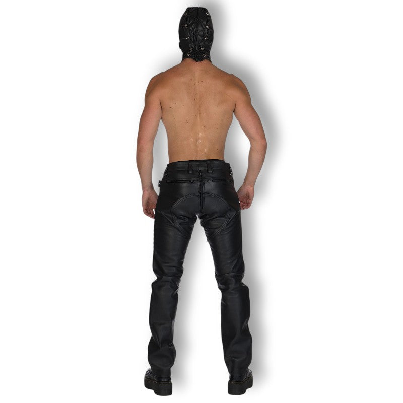 Liberation-X Leather Biker Jeans