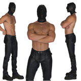 Liberation-X Leather Biker Jeans