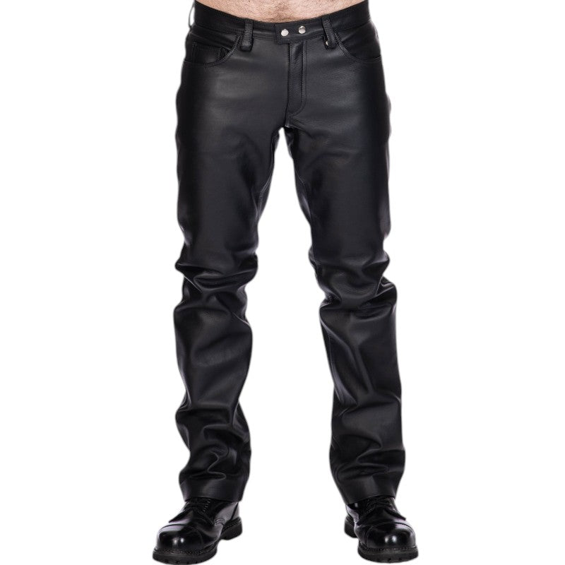 Liberation-X Male Leather Jeans