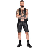 Liberation -X Knee Length Leather Pouch Shorts