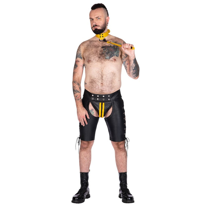 Liberation-X Knee Length Laced Leather Chaps