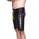 Liberation-X Knee Length Laced Leather Chaps