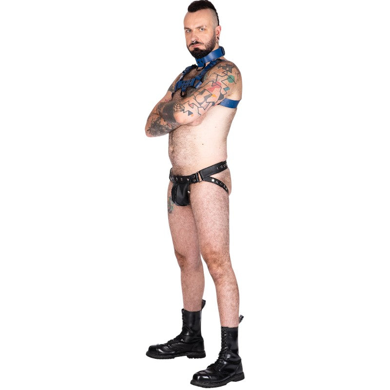 Studded Leather Jock Strap