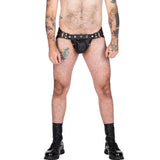 Studded Leather Jock Strap