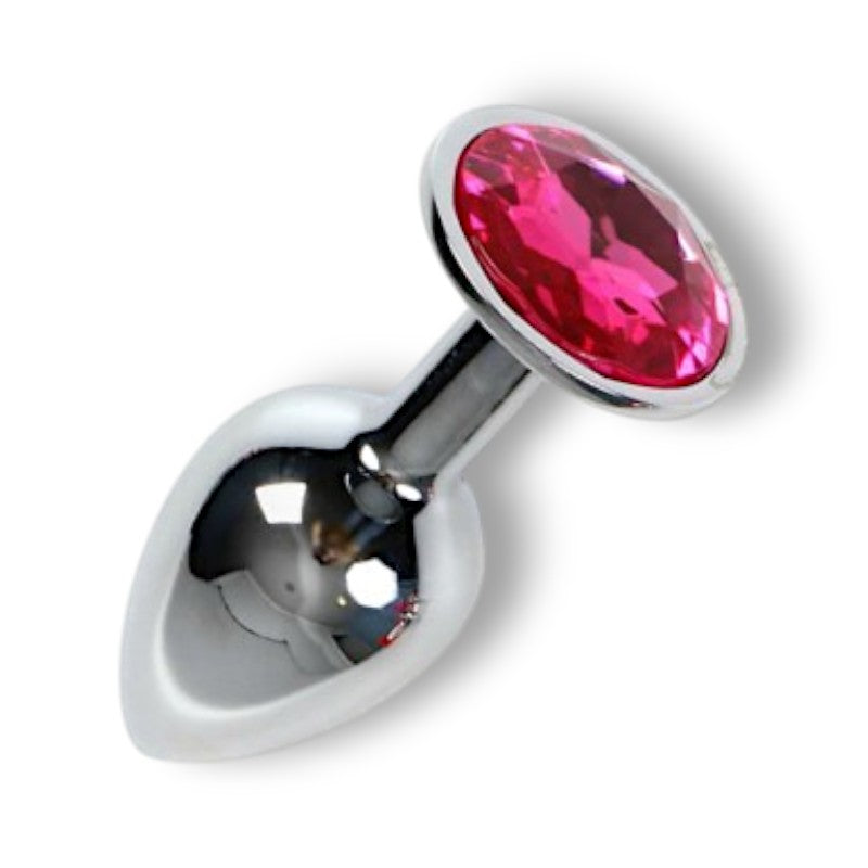 Butt Plug 3 Metal Butt Plug Fucsia