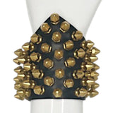 Bangle - Gold Spike Rubber