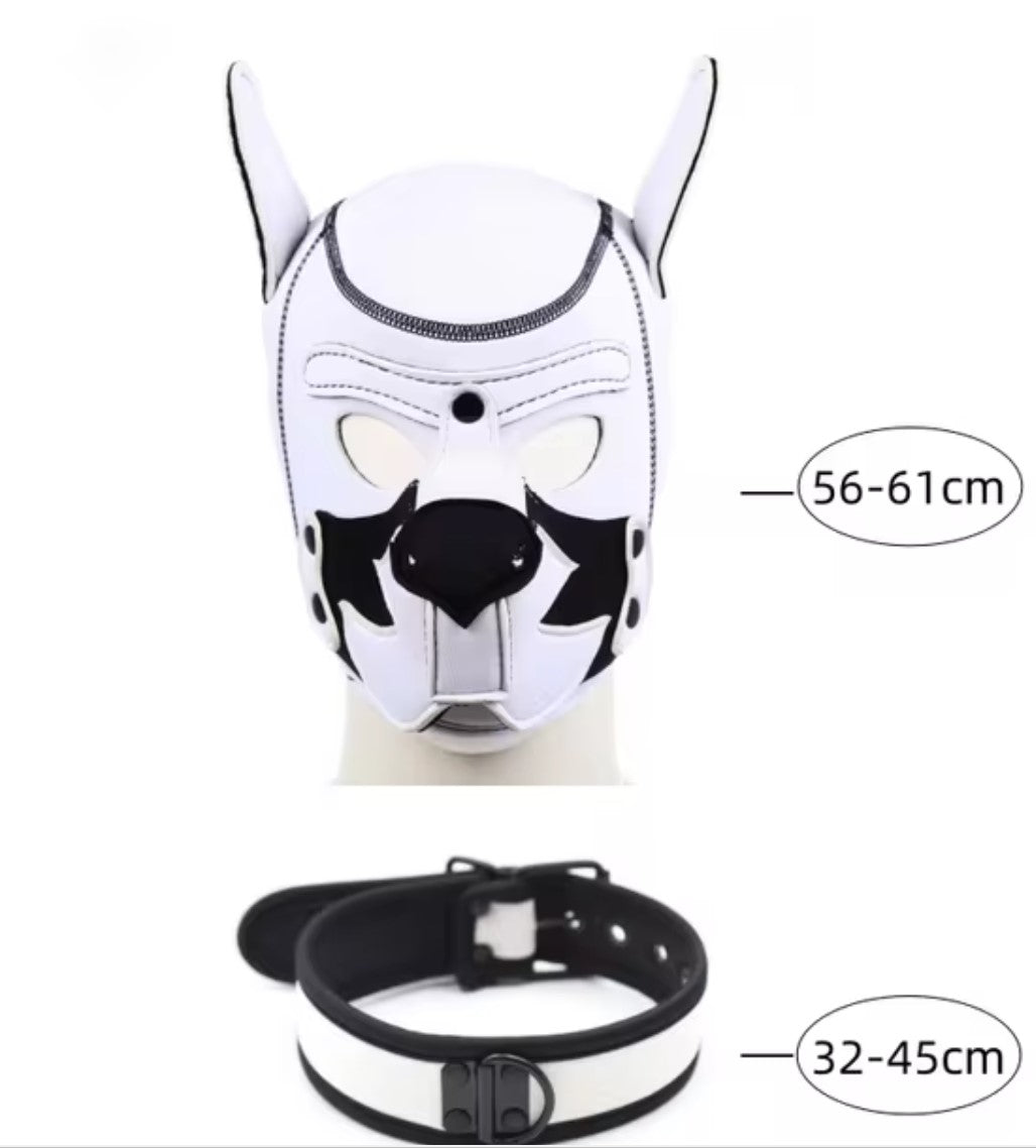 Puppy Hood White Large
