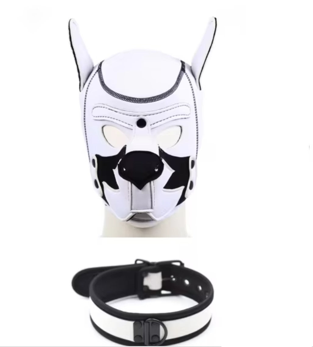 Puppy Hood White Large
